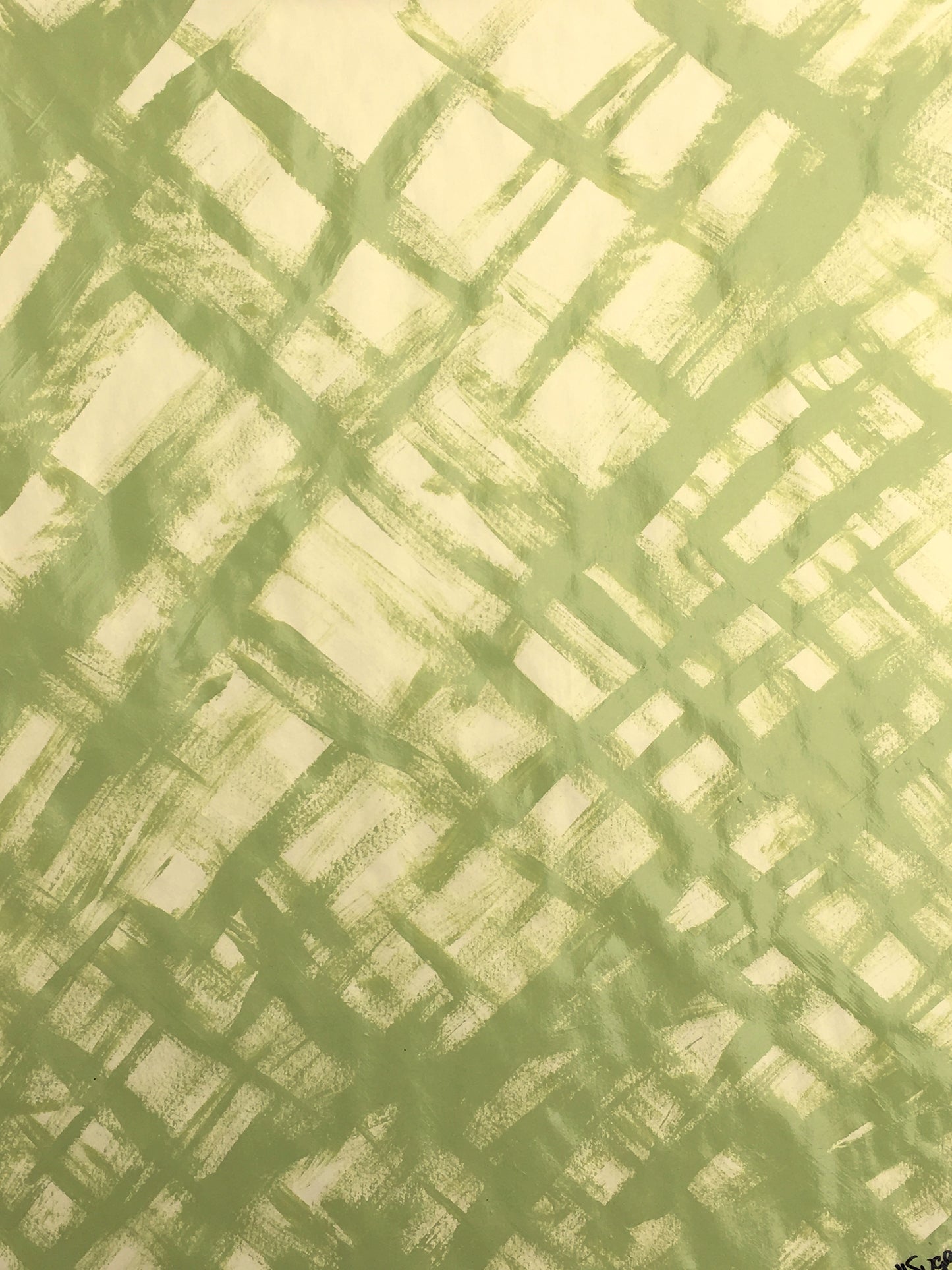 [SOLD] "Many" Painting on Paper From the Series "Fragile Existence" by Suga Lane
