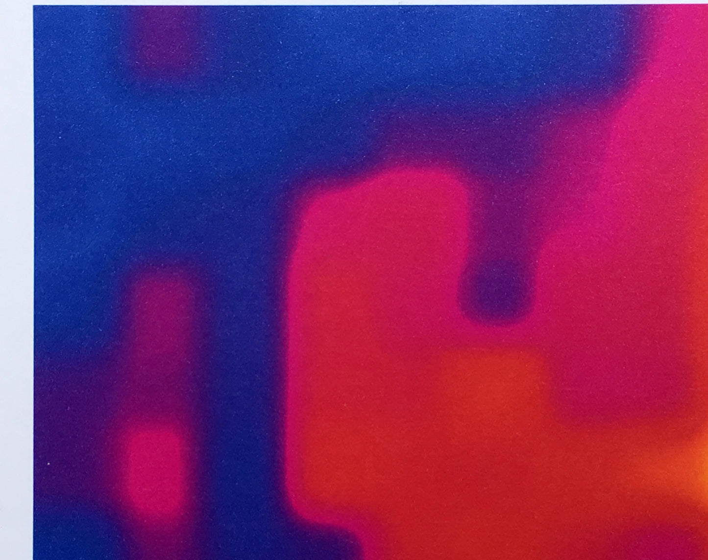[SOLD] "Untitled 3056-141-2" Red Abstract Artist's Proof Print 1/1