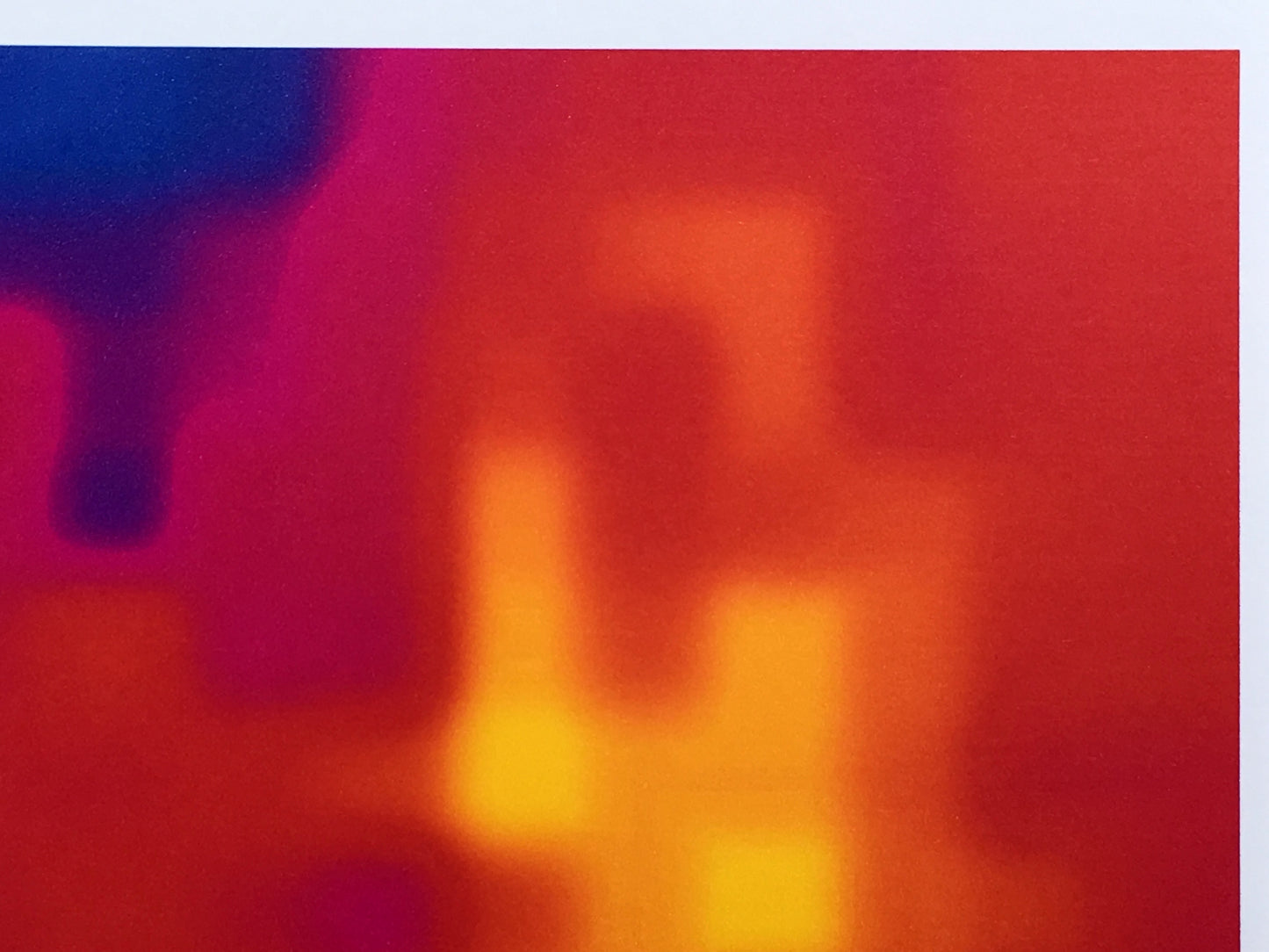[SOLD] "Untitled 3056-141-2" Red Abstract Artist's Proof Print 1/1
