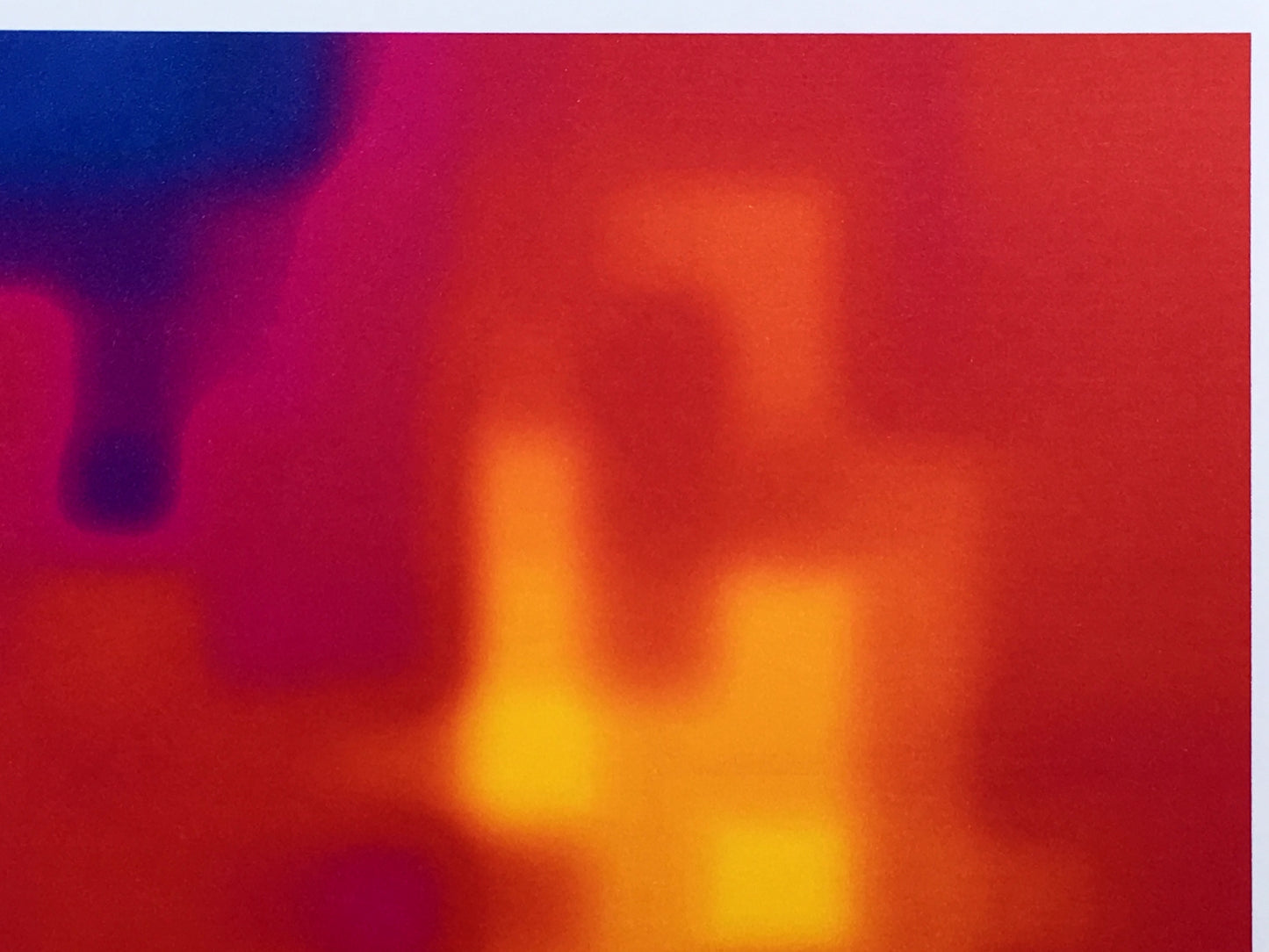 [SOLD] "Untitled 3056-141-2" Red Abstract Artist's Proof Print 1/1