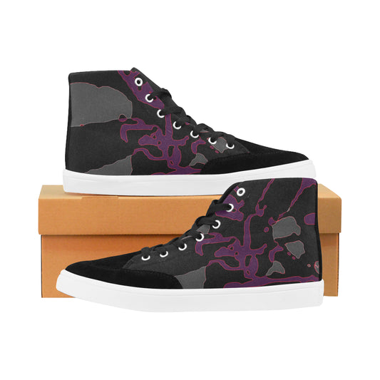 Paradiso Suede Canvas High Top 3805-64 Herdsman High Top Shoes for Women/Large Size (Model 038) e-joyer