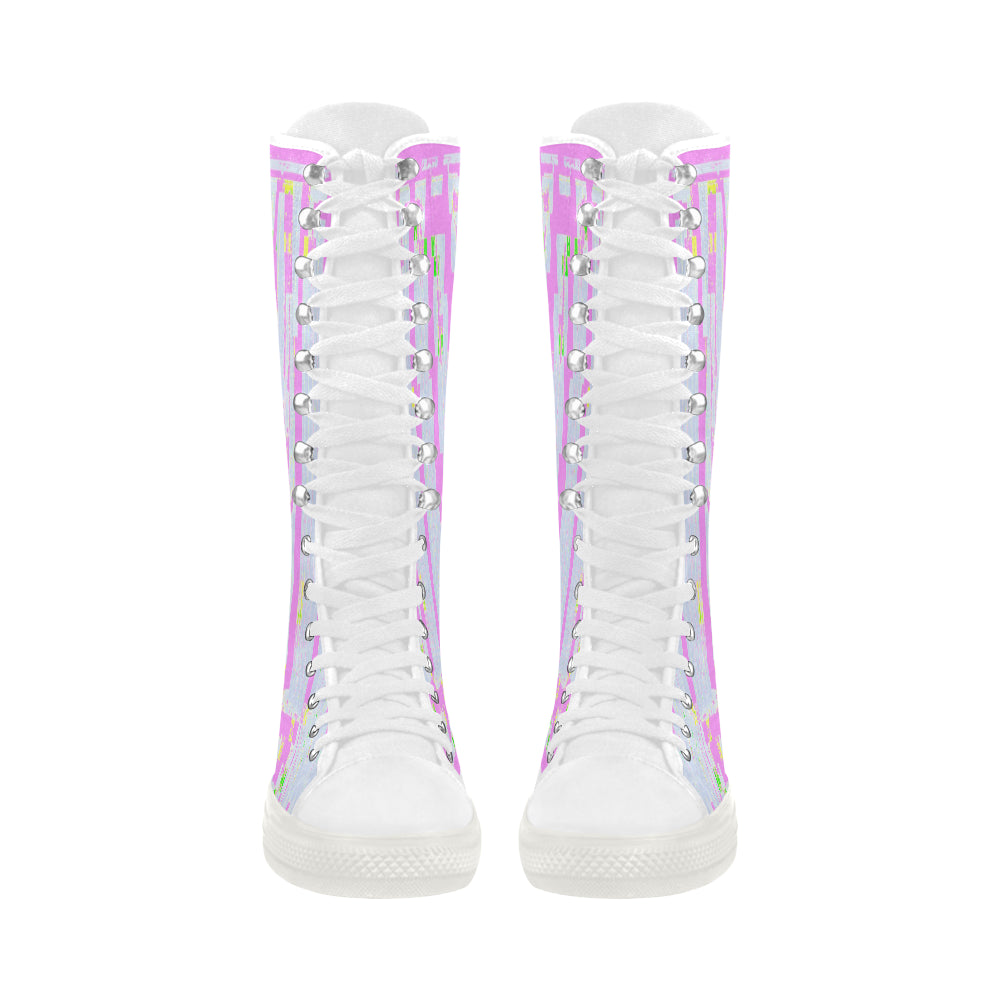 81 IMG_1470.JPG 61 Canvas Long Boots For Women Model 7013H e-joyer