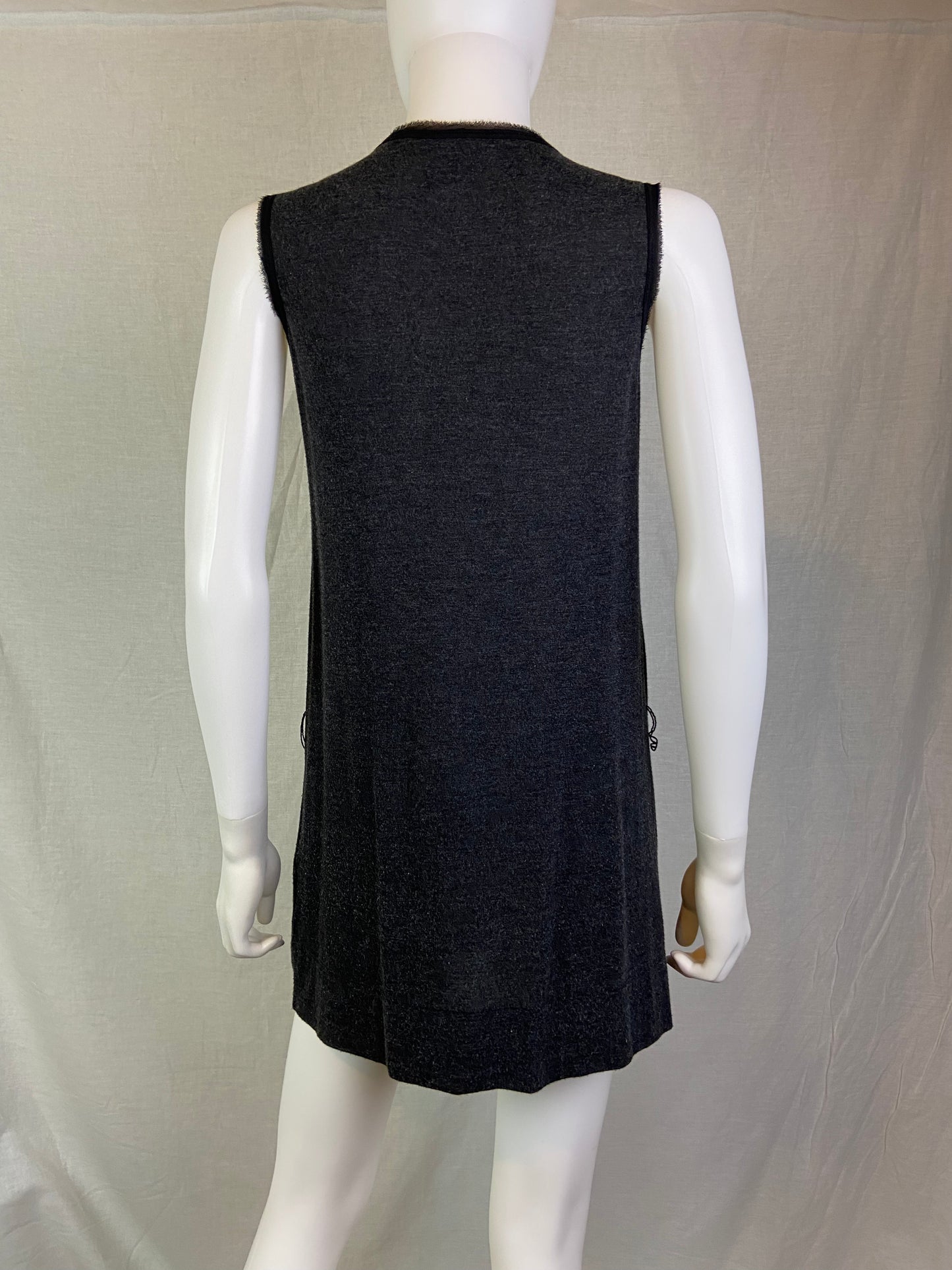 Simply Vera Wang Black Sequin Tunic Tank Mini Dress
