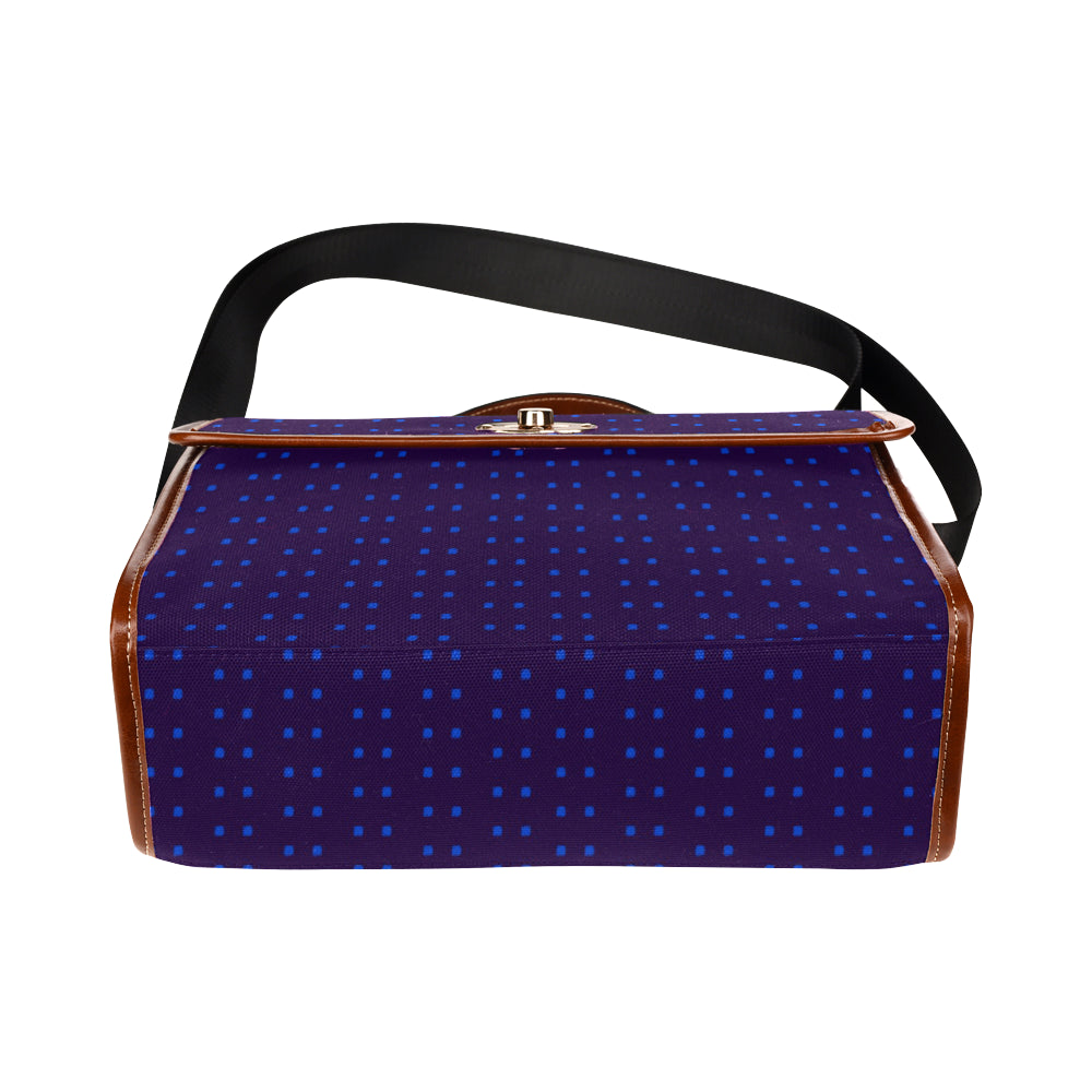 Polka Stripe London Satchel Bag e-joyer