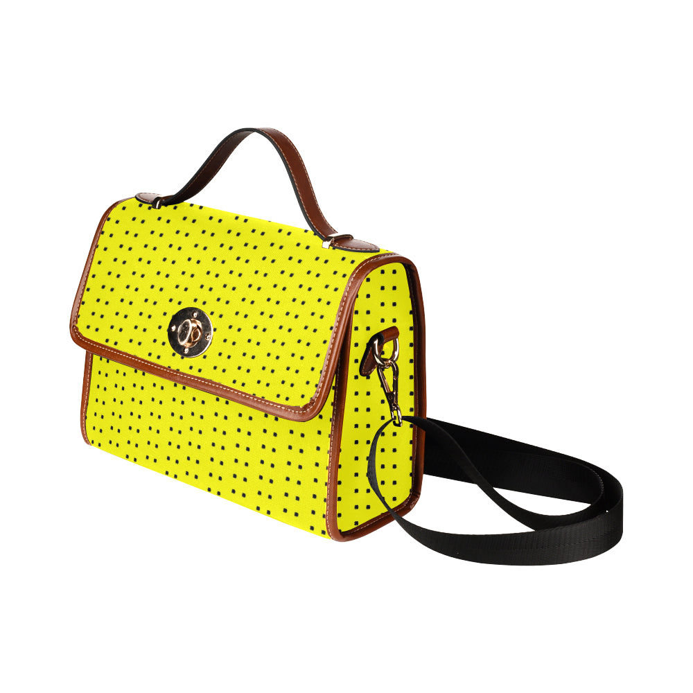Polka Stripe London Satchel Bag e-joyer