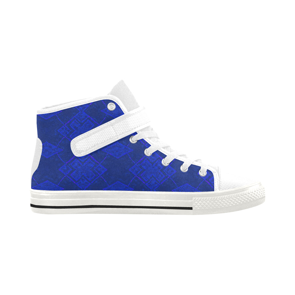 blue exes crop - Copy Aquila Strap Women's Shoes/Large Size (Model 1202) e-joyer