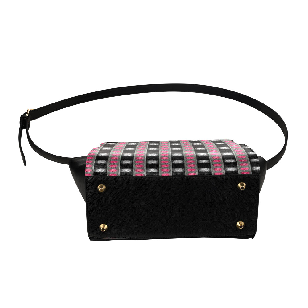 Bling Stripes Nia Satchel Bag e-joyer