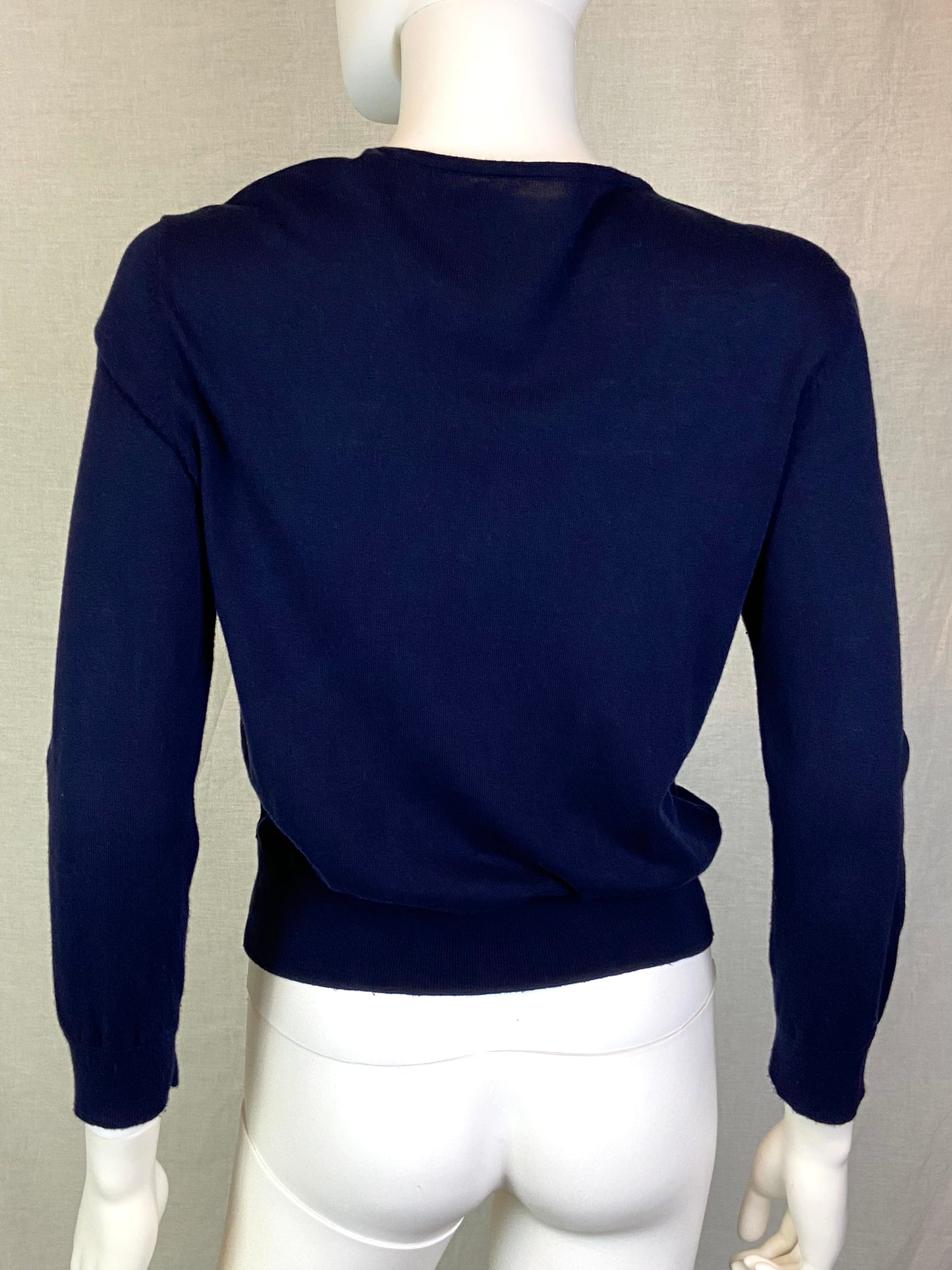 LAUREN Ralph Lauren Navy Blue Sweater Cardigan M