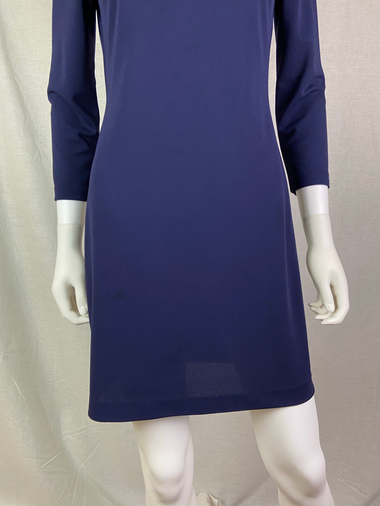 Nicole Miller Navy Blue Shift Mini Dress ABBY ESSIE STUDIOS