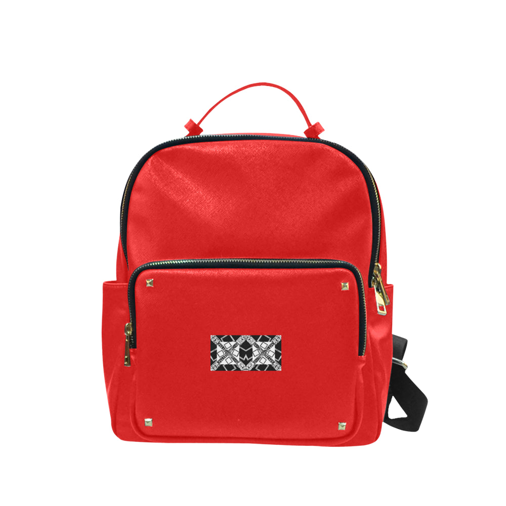 VIP Logo Coed Leather Backpack e-joyer