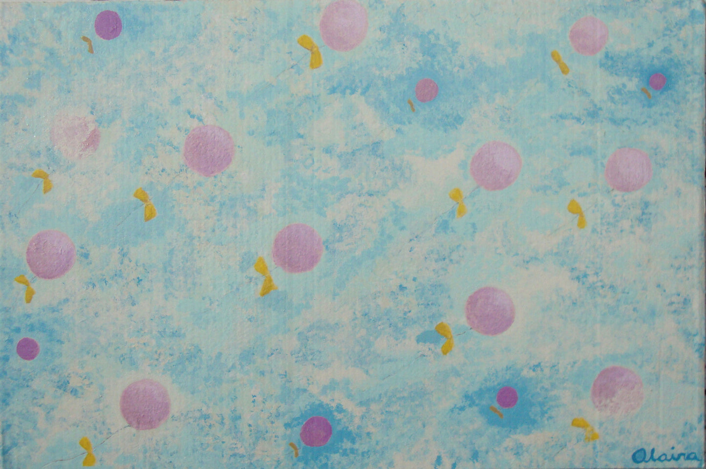 Pink Balloons - Original Painting