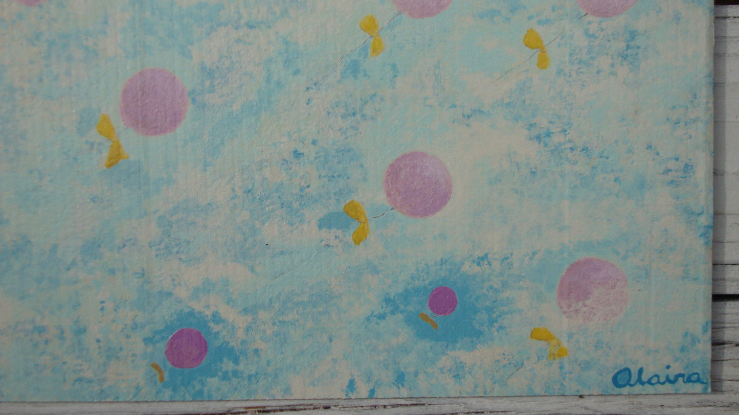 Pink Balloons - Original Painting