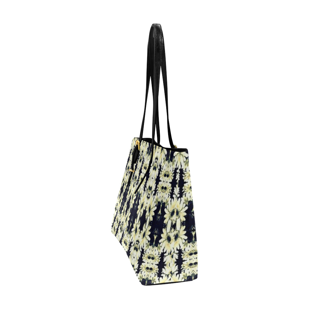 Damask Classic Leather Tote Bag e-joyer