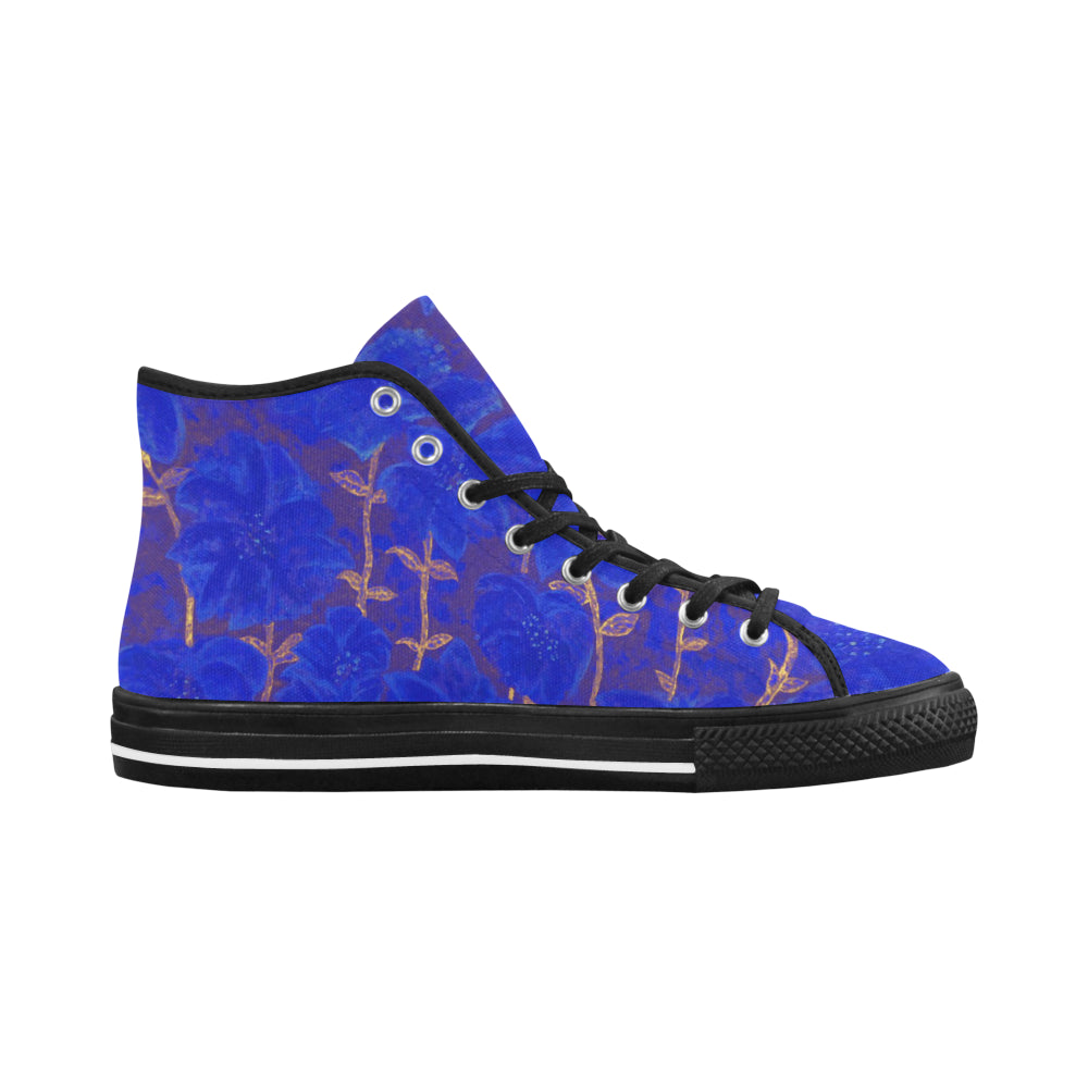 pink fireworks collage 2 royal blue 4.59 mb Vancouver H Women's Canvas Shoes (1013-1) e-joyer