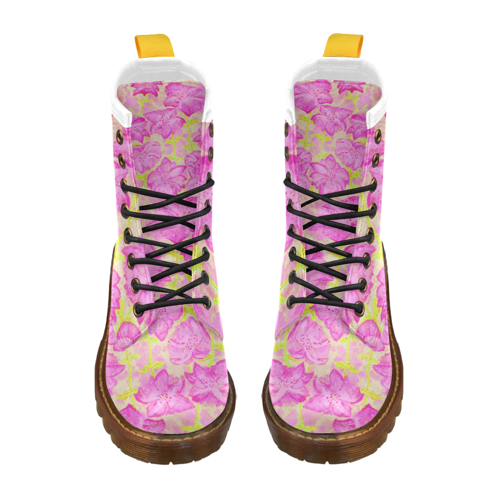 pink fireworks collage 2 pink red green 4.81 mb High Grade PU Leather Martin Boots For Women Model 402H e-joyer