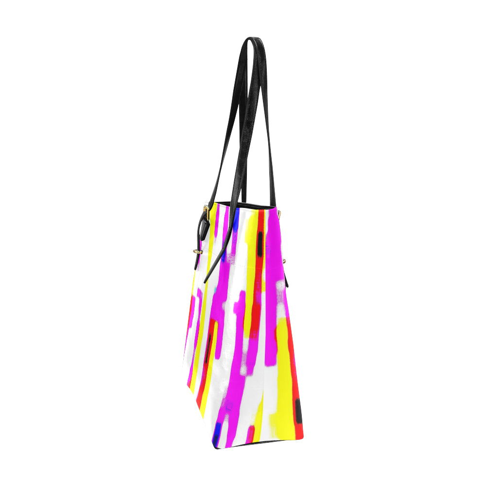Happy Classic Leather Tote Bag e-joyer
