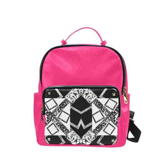 VIP Logo Coed Leather Backpack e-joyer