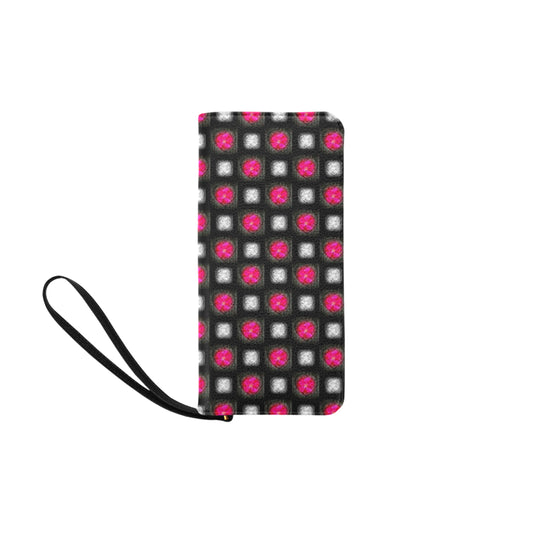 Bling Hearts Compact Zipper Wallet e-joyer