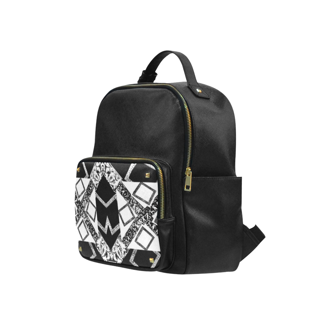 VIP Logo Coed Leather Backpack e-joyer