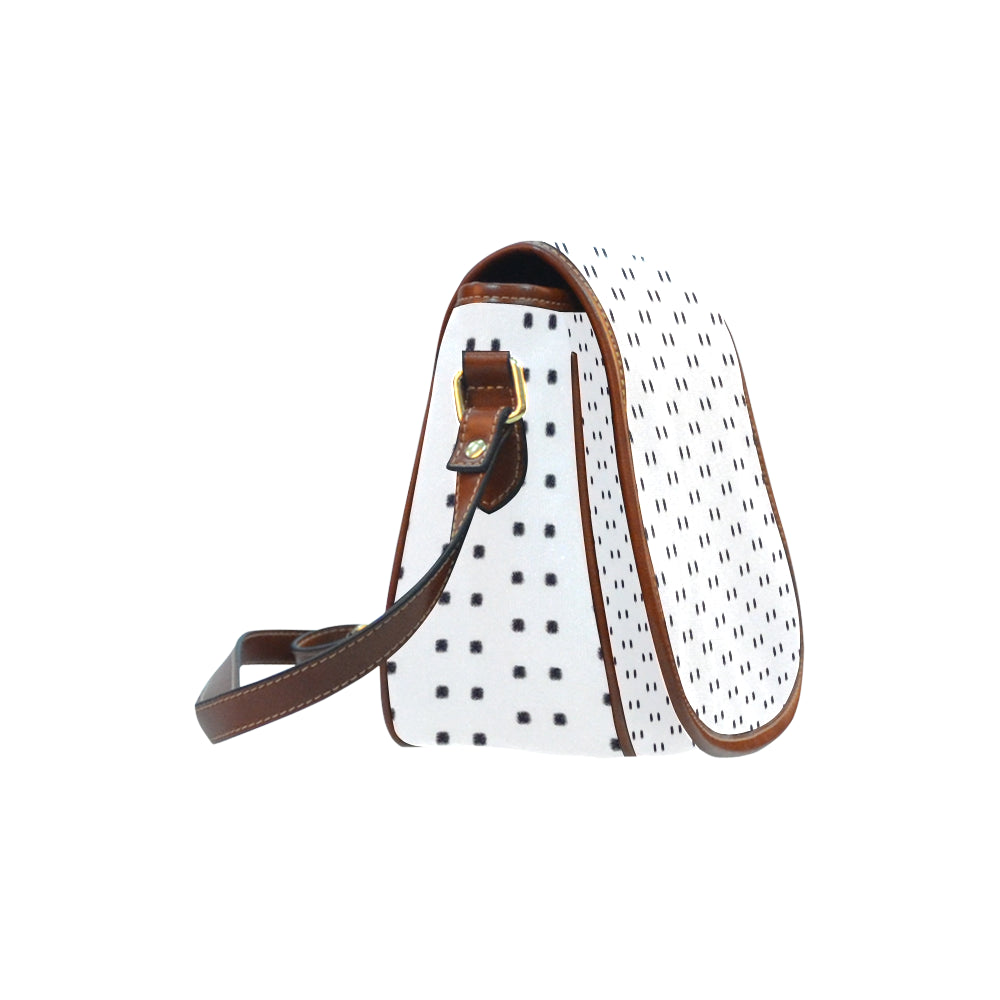 Polka Stripe Saddle Bag e-joyer