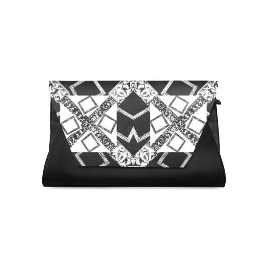 black white premium vip logo 5120x2565 1.2 mb repe Clutch Bag (Model 1630) e-joyer