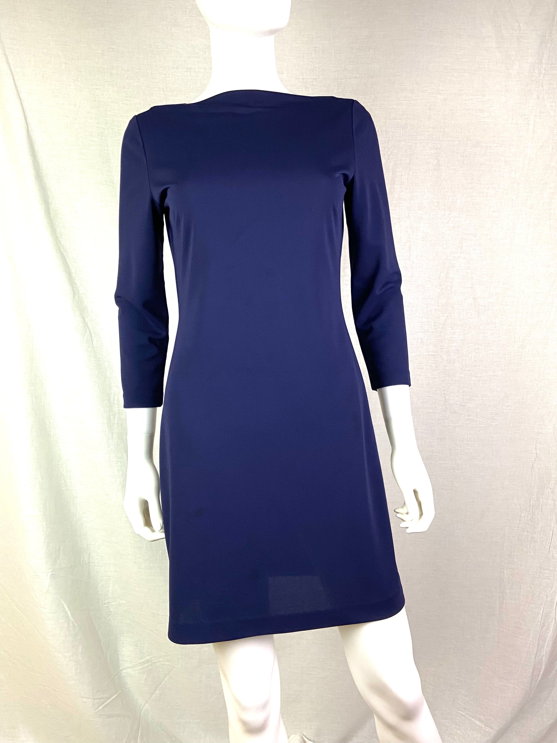 Nicole Miller Navy Blue Shift Mini Dress ABBY ESSIE STUDIOS