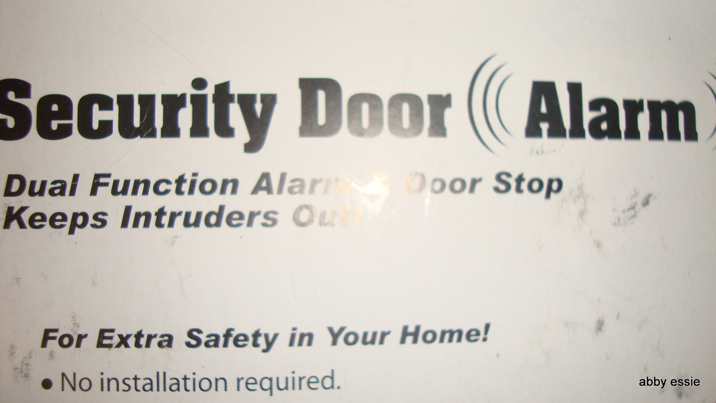 NEW SECURITY DOOR ALARM TWO DOOR STOPPERS