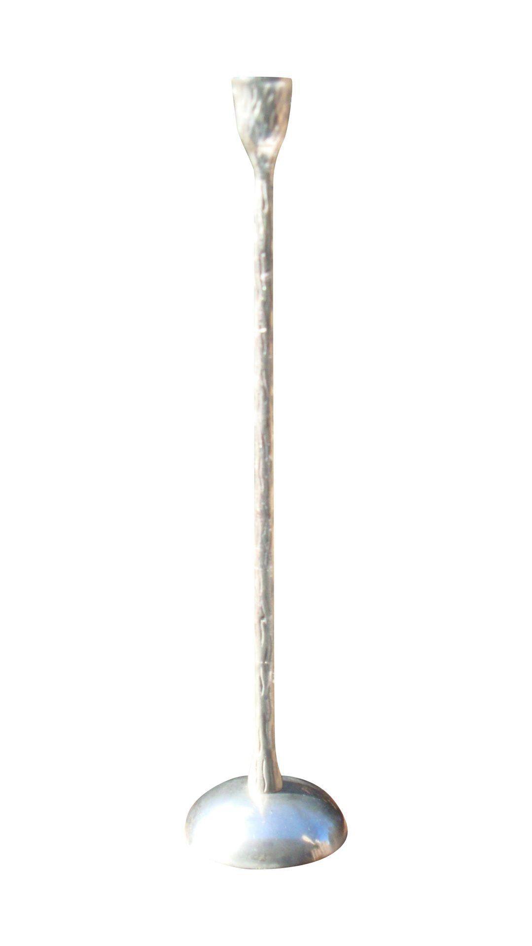 [SOLD] Michael Aram Silver Treebark Candlestick