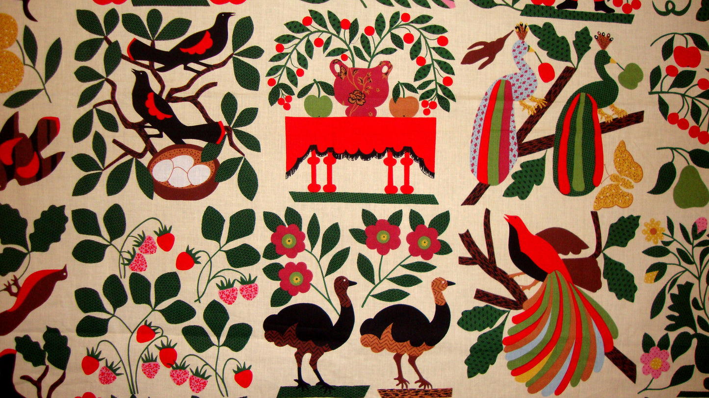 [SOLD] Museum Of Modern Folk Art "Birds Of Paradise" 1986