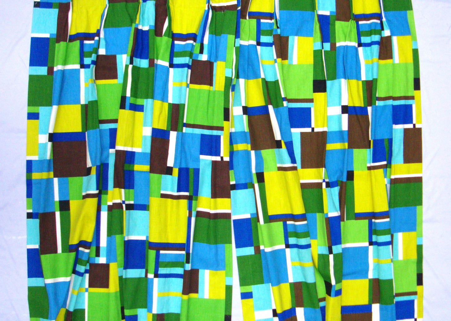 Modern Mid-Century Retro Valance Curtains