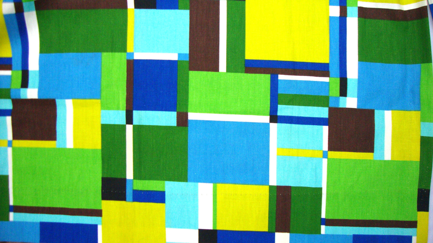 Modern Mid-Century Retro Valance Curtains