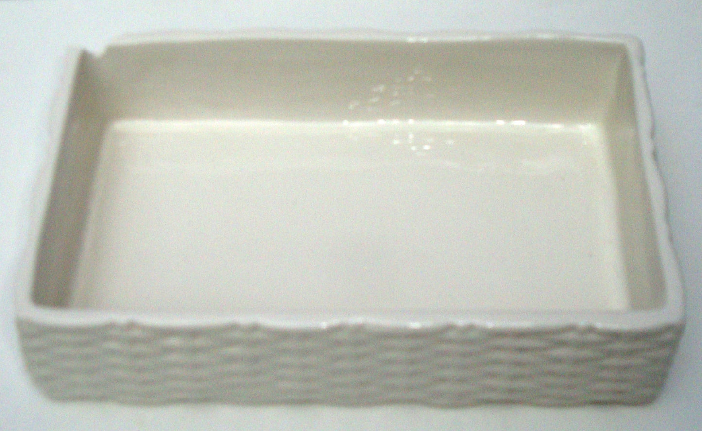 [SOLD] Italian Porcelain Ceramic Wicker Frog Box