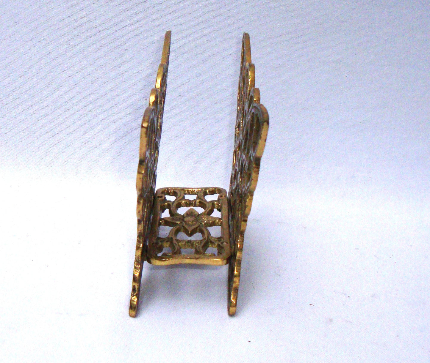 Vintage Brass Butterfly Napkin Holder Sculpture