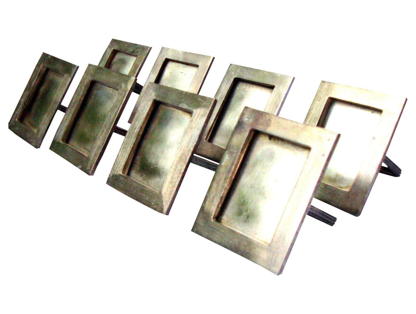[Sold] Silver Plated Place Holders Napkin Rings - 8