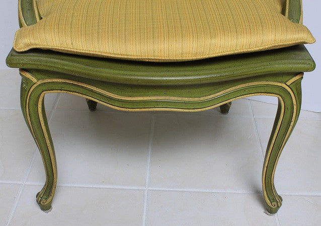Antique French Louis Fauteuils Chairs - Pair