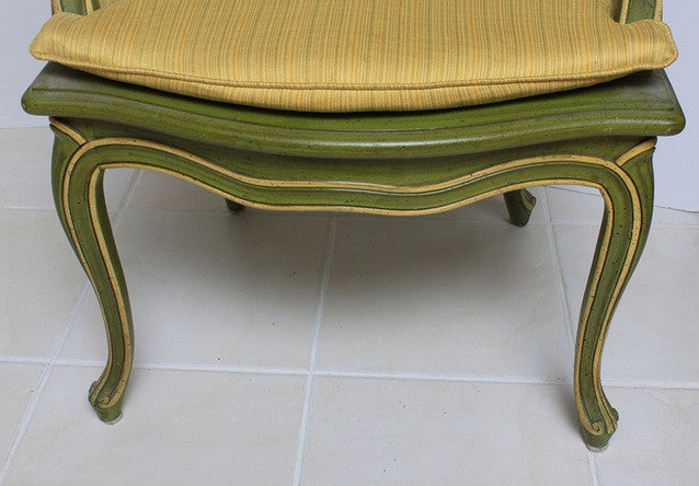 Antique French Louis Fauteuils Chairs - Pair