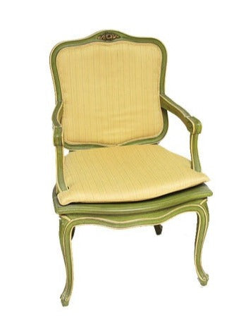 Antique French Louis Fauteuils Chairs - Pair