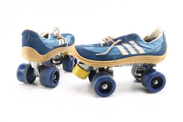 Rare Vintage Omnia Roller Skates Suede Leather Sandal and Sneaker