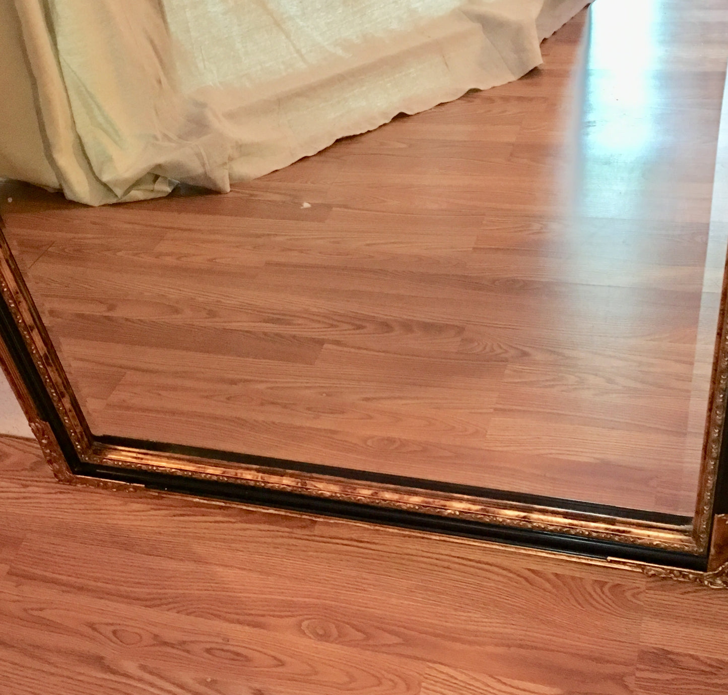 [SOLD] Baroque Rococo Gold Black Mirror