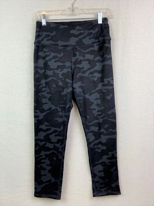 Danskin Black Gray Camo Athletic Leggings Yoga Pants ABBY ESSIE STUDIOS