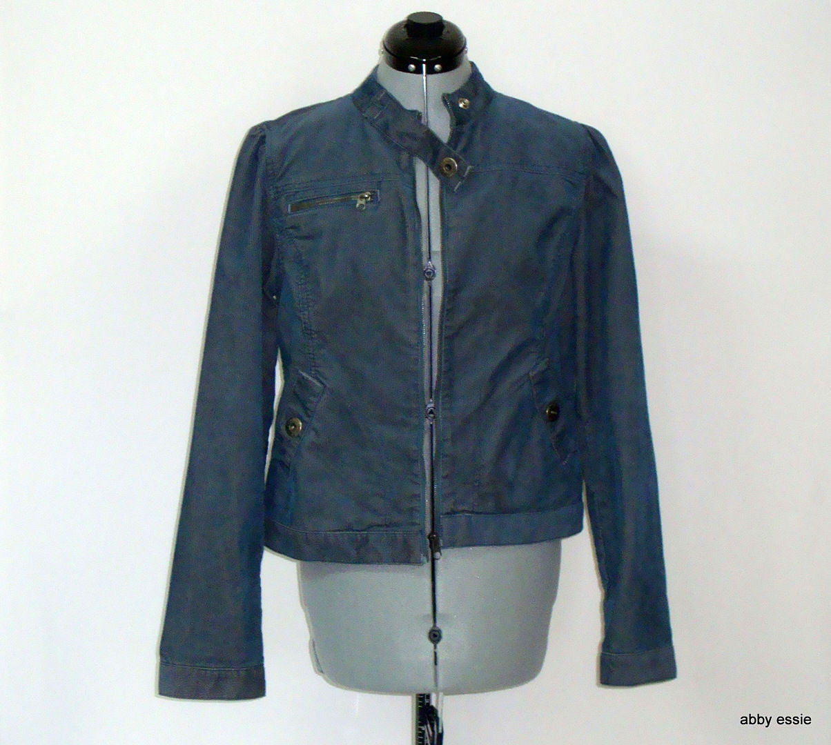 Mossimo Blue-Gray Corduroy Jacket Large Abby Essie