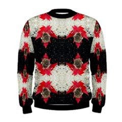 Wasp Nest No.1 Gray Red Mens Sweatshirt by Le Closet #5 ABBY ESSIE