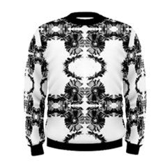 S. Lane Men Black Crow Sweatshirt - White ABBY ESSIE