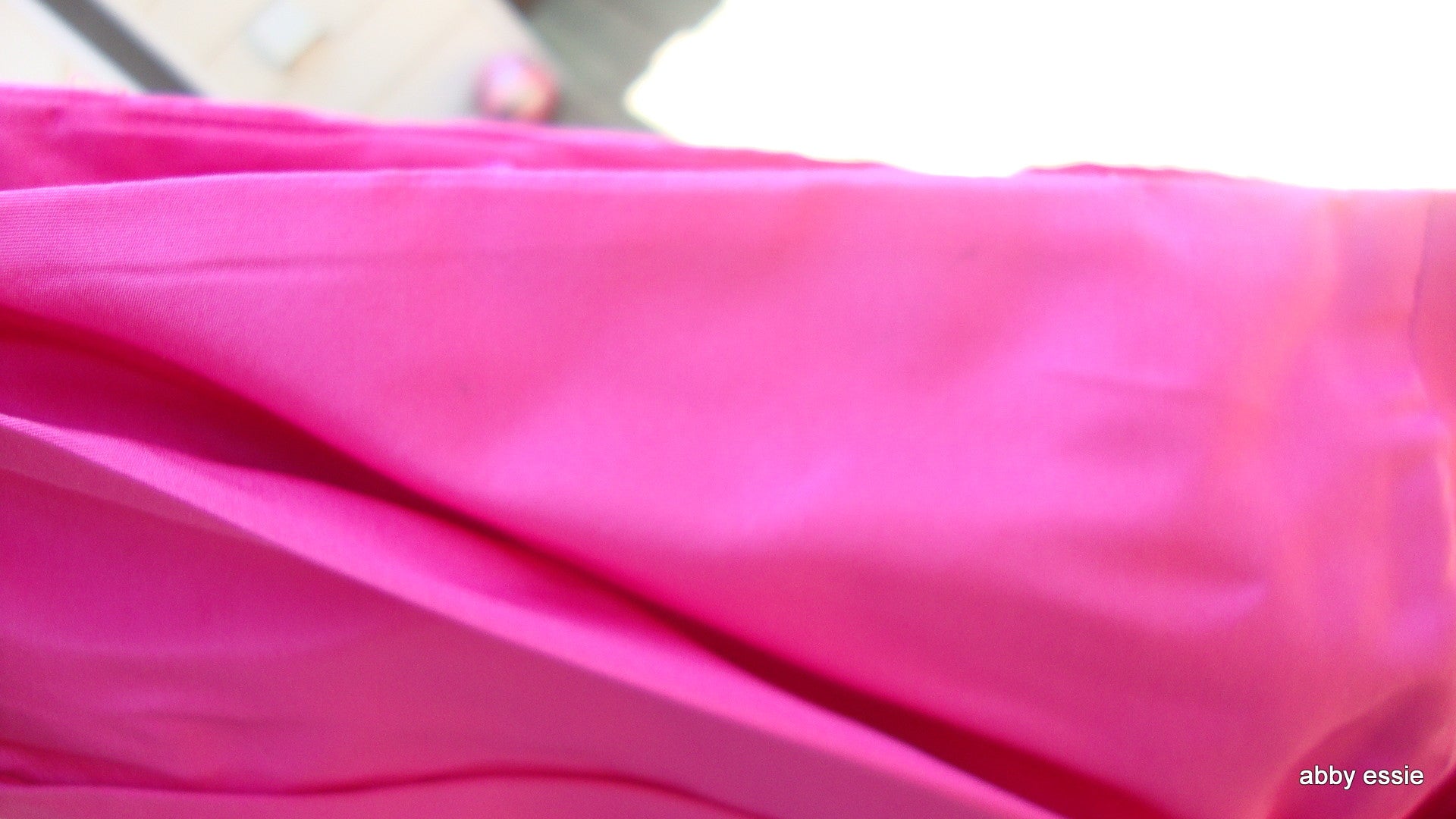 J Crew Hot Pink 100% Silk Pleated Bustier Formal Prom Cocktail Mini Dress 4 Abby Essie