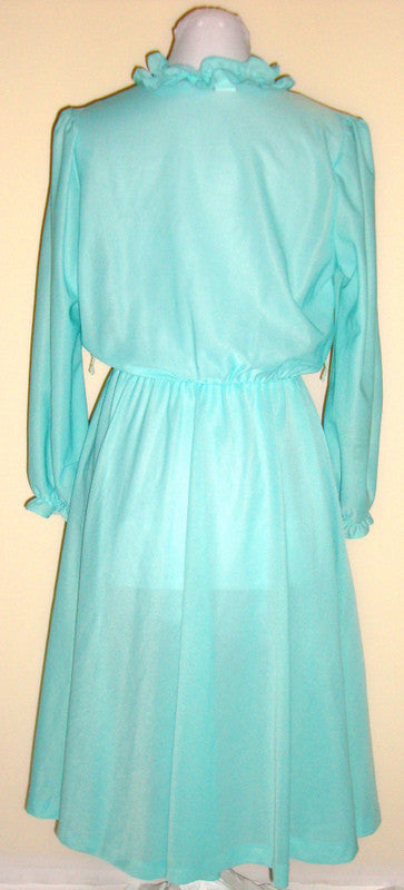 Vintage Anthony Richards  Light Teal Cocktail Brunch Medium 8 10