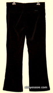 Sanctuary - Black Velvet Stretch Pants Abby Essie