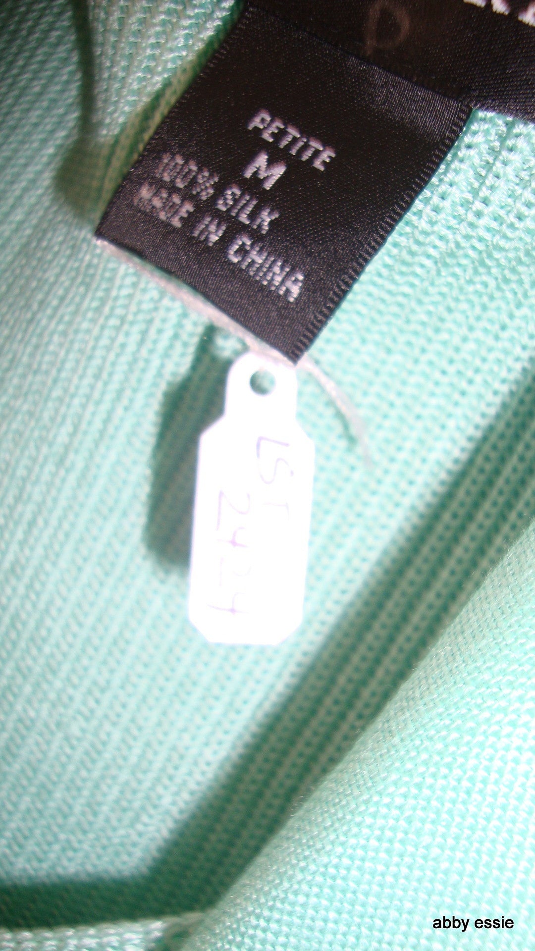 Linda Allard Ellen Tracy 3 Pc Green Linen Skirt Suit Petite
