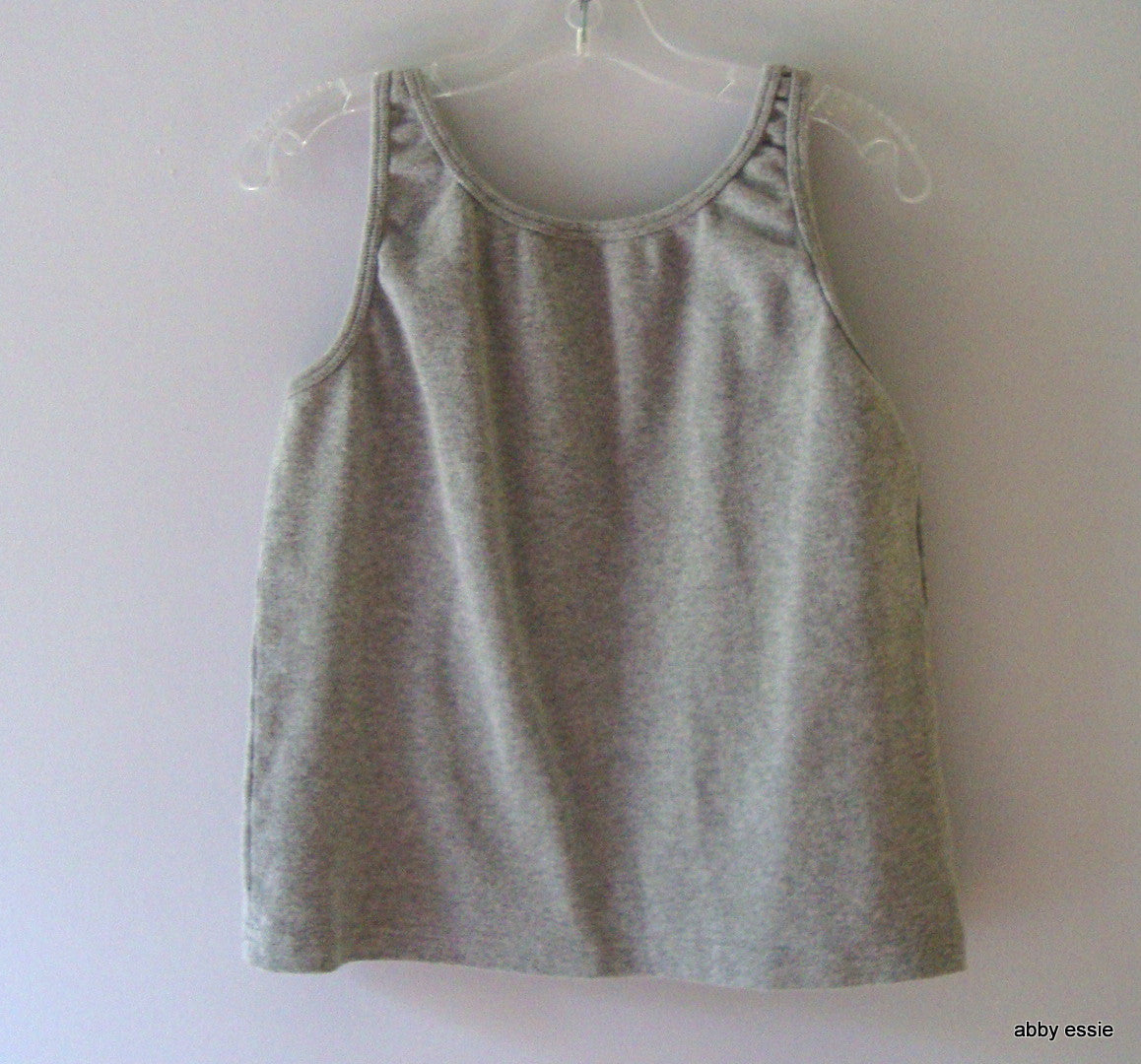 THE VENETIAN GRAY STRETCH TANK WORKOUT LAS VEGAS SMALL XS LT-2760 Abby Essie
