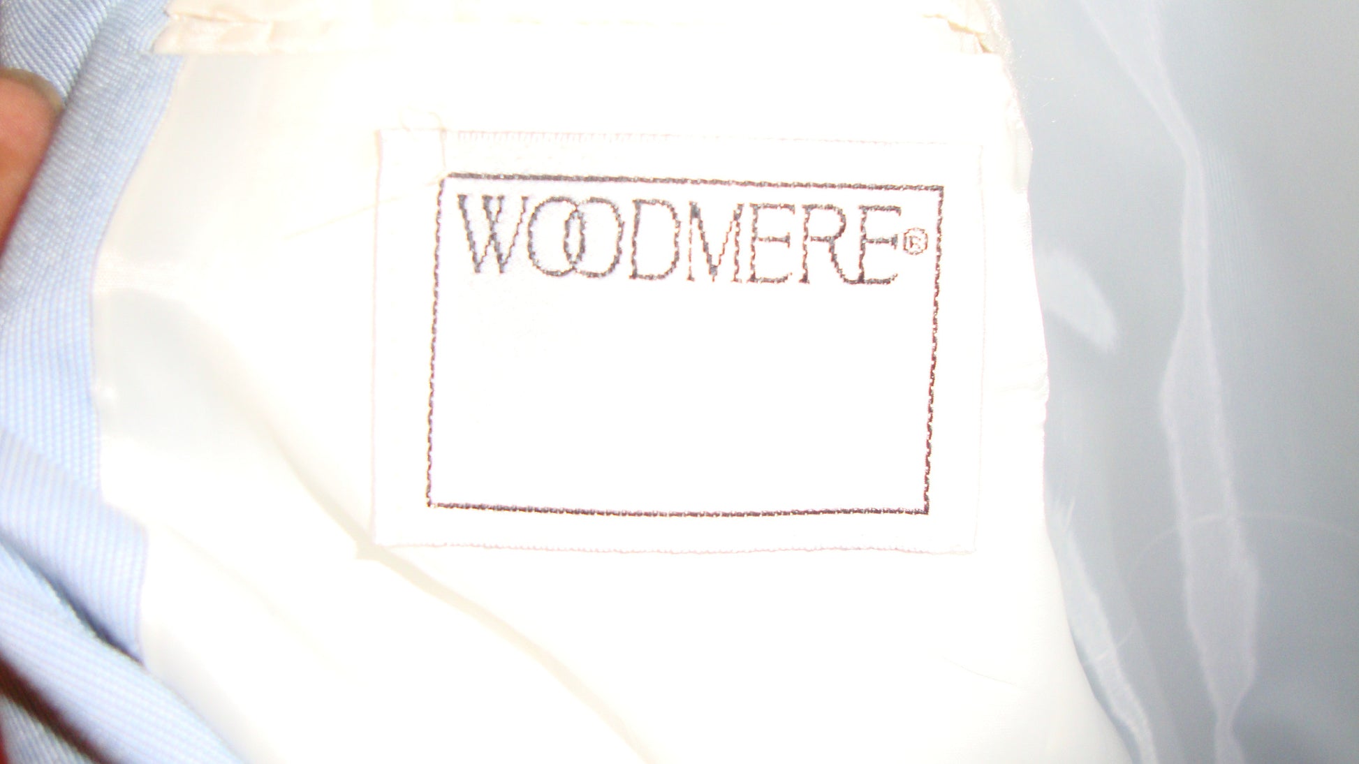 Vintage Woodmere Blue White Pinstriped Southern Seersucker Double Breast Blazer Abby Essie