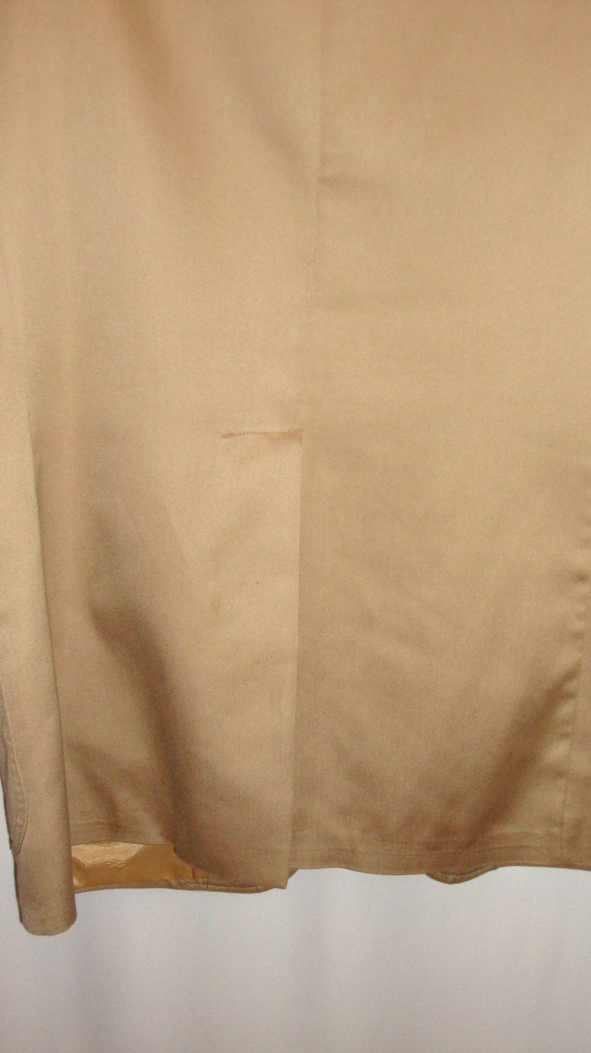 Vintage MacGregor Tan Brown Khaki Sateen Cotton Blazer LARGE